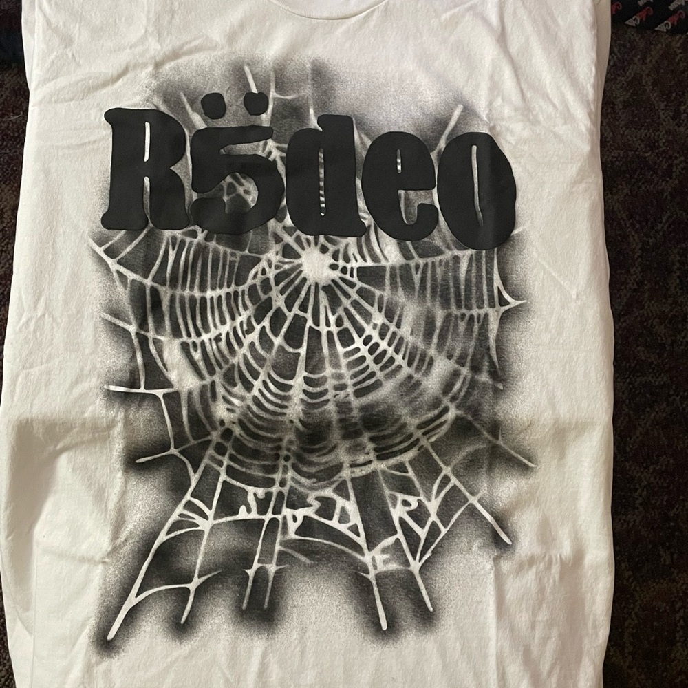 Spyder White and Black Graphic Tee rodeo collab